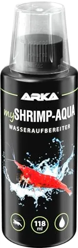 ARKA mySHRIMP-Aqua - 118 ml - Wasseraufbereiter für Süßwasseraquarien mit Garnelen, sorgt für garnelengerechtes Wasser im Süßwasseraquarium