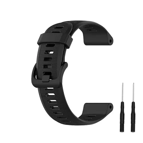 INF Armband Kompatibel mit Garmin Forerunner 945/935/Fenix 5, Uhrenarmband aus Silikon, Ersatzarmband für 22mm Breite, Weiches, langlebiges Sportarmband