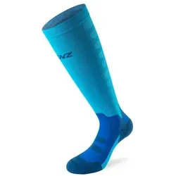 Lenz Compression Socks 1.0 - Socken in Blau (Größe S) - Sportsocken mit gezielter Kompression für optimale Durchblutung und Unterstützung bei sportlichen Aktivitäten.