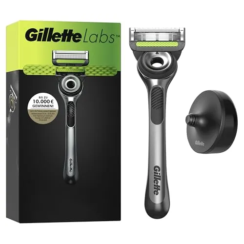 Gillette Labs Rasierapparat mit Reinigungs-Element und Duschanhänger