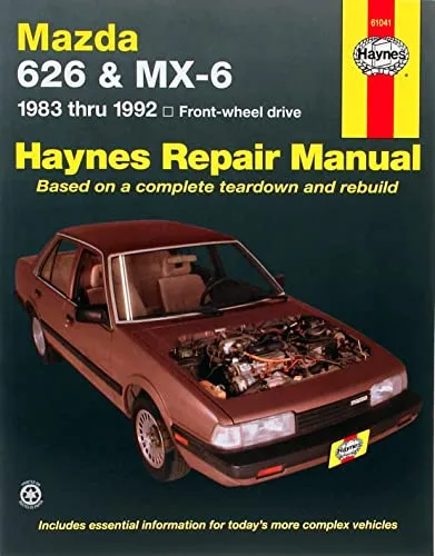 Mazda 626 and MX-6 Four Wheel Drive, 1983-1992 - Buch über die Mazda 626 und MX-6 Modelle, umfassende Informationen und technische Details für Auto-Enthusiasten, 288 Seiten im praktischen Paperback-Format.