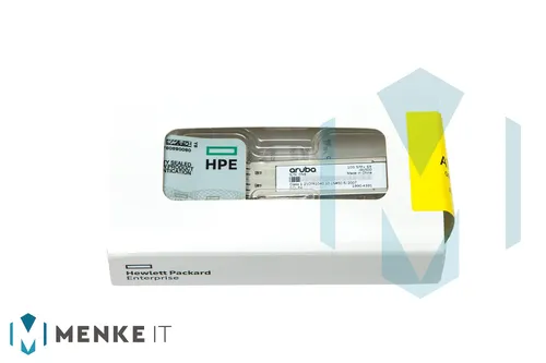 HPE-Aruba Transceiver J9150D, SFP+ bis 10 GBit/s - SFP+ Transceiver für HPE Aruba Switches, unterstützt 10 GBit/s Datenrate und bis zu 300 m Reichweite mit Multimode-Faser für zuverlässige Netzwerkverbindungen.