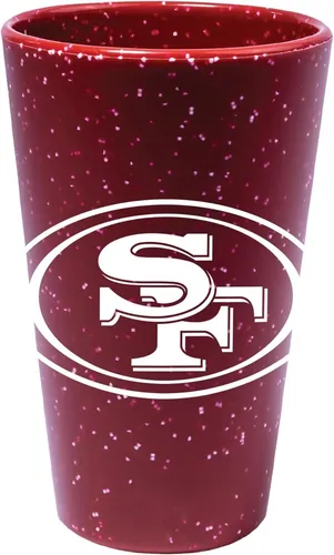 Wincraft NFL Silikon Trinkbecher 470 ml - San Francisco 49ers - Sportfan Pappbecher mit 470 ml Fassungsvermögen, unzerbrechlich und spülmaschinenfest – das perfekte Accessoire für jeden 49ers-Fan!
