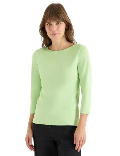 Damen Basic Shirt in Unifarbe von CECIL