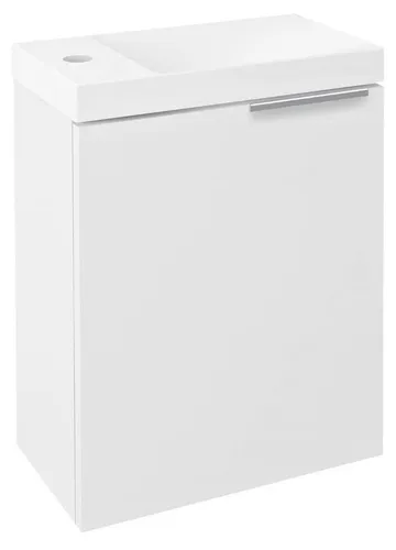 Sapho Waschbeckenunterschrank LATUS X 39,4x50x22cm, weiß - Praktischer Waschbeckenunterschrank in modernem Weiß, ideal zur optimalen Nutzung von Platz. Mit Soft Close Scharnieren für sanftes Schließen. Perfekt für jeden klassischen Waschtisch.