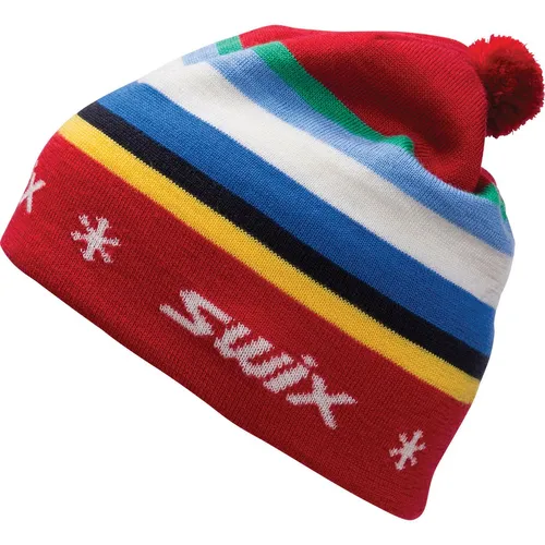 Swix Gunde Beanie red (90000) M/L in rot von Swix