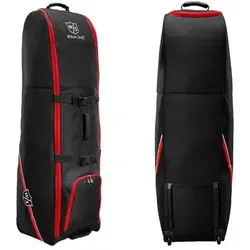 Wilson Staff Padded Travelcover mit Rollen - Golf-Bag mit Rollen, ideal für den sicheren Transport von großen Cartbags auf Reisen.