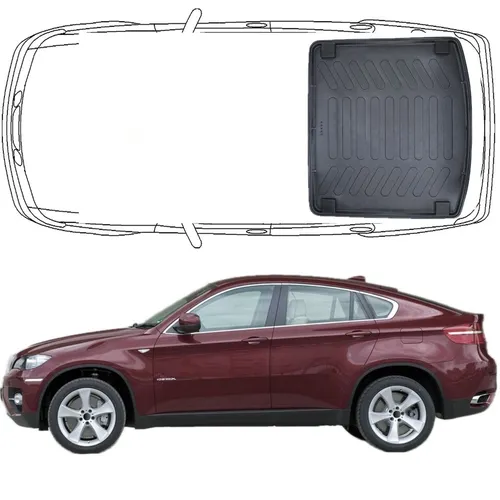 Trimak BMW X6 E71 Kofferraummatte 2008-2014 - Hochwertige Kofferraummatte für den BMW X6 E71, passgenau und aus robustem TPE Gummi für optimalen Schutz. Ideal für den täglichen Einsatz und einfach zu reinigen.