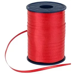Geschenkband, rot, 5 mm, 500 m von buttinette