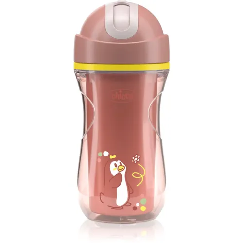 Chicco Sport Cup 14m+ Tasse mit Strohhalm Pink 266 ml