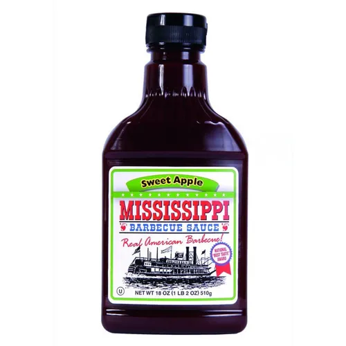 Mississipi BBQ Sauce Sweet Apple rauchig fruchtig süss 510ml