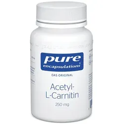 Pure Encapsulations Acetyl-L-Carnitin 250 mg Kapseln - Carnitin, unterstützt die Energieproduktion in Zellen und steigert körperliche sowie mentale Leistungsfähigkeit, ideal für intensive Belastungen.