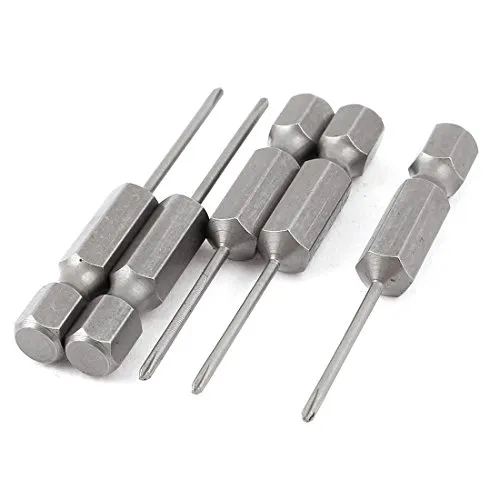 sourcing map 1/10,2cm Hex Schaft 1,5mm PH00Magnetische Phillips-Schraubendreher-Bits 5x de