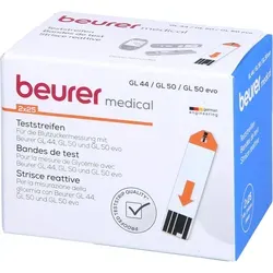 Beurer GL44 / GL50 Blutzucker-Teststreifen – 50 Stück - Blutzuckermessgeräte: Hochwertige Teststreifen für präzise Blutzuckermessungen, ideal für Diabetiker und die tägliche Kontrolle.