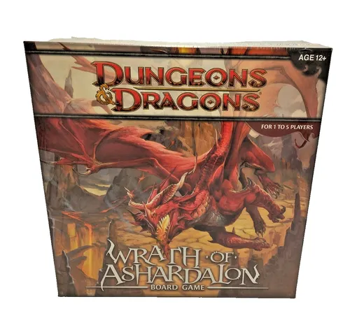 Dungeons & Dragons: Wrath of Ashardalon - Brettspiel - Gesellschaftsspiel für 1-5 Spieler, spannende Abenteuer und strategische Kämpfe in einer fantastischen Welt.