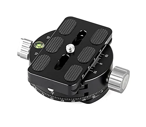 ayex Panoramakopf mit Schnellwechselplatte Panoramaplatte Arca-Swiss kompatibel PAN-02