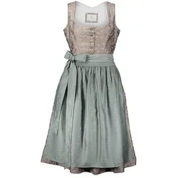 Alpenfee Dirndl ''Dorothea'' in Grün in braun von Alpenfee