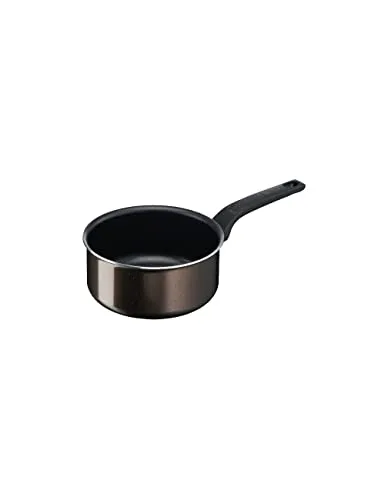 Tefal B5542802 Aluminiumpfanne 16cm schwarz - Pfanne für einfaches Kochen und Reinigen. Hochwertige Titan-Antihaftbeschichtung und optimaler Diffusionsboden für gleichmäßige Ergebnisse. Ideal für Familiengerichte.