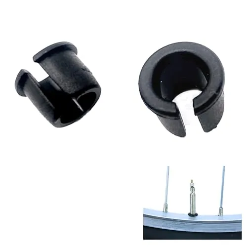 GreVeloro Ventilloch Adapter 2 Stück Reduzierhülse 8,5 mm auf 6,5 mm Reduziereinsatz große Bohrung MTB Felge für Rennradventil