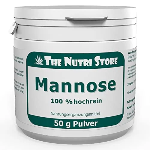 Mannose 100% reines Pulver 50 g - Multivitaminpräparate & Mineralien, hochreines D-(+)-Mannose Pulver ohne Zusatzstoffe, ideal für eine natürliche Unterstützung der Gesundheit.