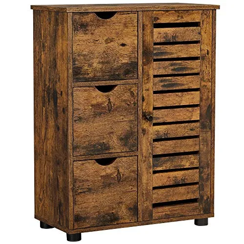 Vasagle Badschrank BBK143X01V1, braun, stehend