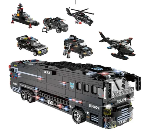 COIL Klemmblöcke Bauklötze - 1014 Teile - Spielbausteine für kreatives Bauen, kompatibel mit anderen Systemen, ideal für Kinder ab 6 Jahren unter Aufsicht von Erwachsenen.