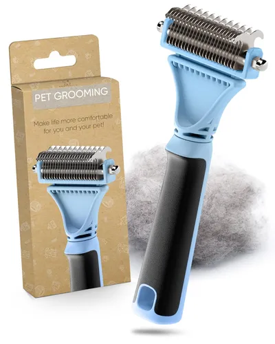 Pretty Paw ® Katzen Bürste für schonende  präzise Haarentfernung I Geeignet a...