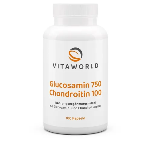 Vita World Glucosamin 750 Chondroitin 100 Complex 100 Kapseln Made in Germany