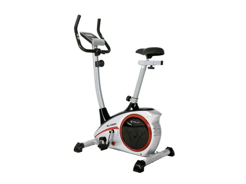 Christopeit Sport Fahrrad-Heimtrainer AL 1 Silber - 8-Stufige Widerstandseinstellung - Fahrradergometer mit 8-stufigem Widerstand, ideal für jedes Fitnesslevel. Geräuscharm, komfortabel und mit integriertem LCD-Display für präzise Trainingsdaten.
