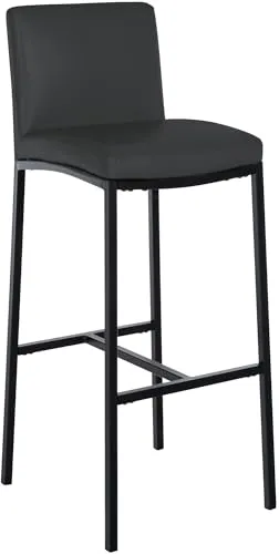 CLP Barhocker Freeport I Gepolsterter Thekenhocker mit Rückenlehne - Stylischer Barhocker mit bequemer Polsterung für optimalen Sitzkomfort und Unterstützung des unteren Rückens. Ideal für moderne Küchen und Bars.