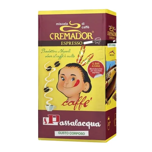 KAFFEE PASSALACQUA CREMADOR - PAKET 250g GEMAHLENER FÜR MASCHINEN ESPRESSO BAR