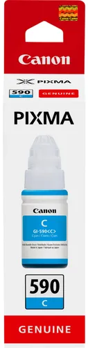 Original Canon 1604C001 GI-590C Tintenflasche cyan - 70ml für bis zu 7.000 Seiten, ideal für Ihre Canon Pixma G1500