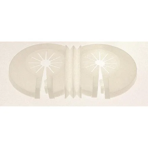 Abdeck Doppelrosetten für Heizungsrohr bis Ø 18 mm Heizkörper Rosetten