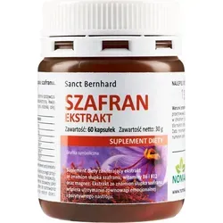 Nahrungsergänzungsmittel Kräuterhaus Sanct Bernhard Safranextrakt (60 Kapseln) 5576