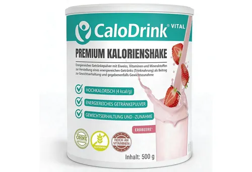 CaloDrink VITAL Trinknahrung hochkalorisch, Erdbeere 500g