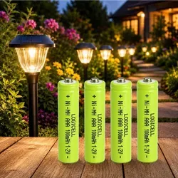 stück LogiCell NI-MH Akku Micro LR03 AAA 100mAh, 1,2V Solar Micro Batterie, Solarprodukte Solarlampen LED Gartenleuchte Dekoleuchten Wiederaufla... 4