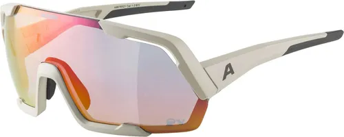 ALPINA ROCKET QV - Selbsttönende Sport- & Fahrradbrille - Sportbrille mit kontrastverstärkenden, beschlagfreien Gläsern und 100% UV-Schutz, ideal für Radfahrer und Sportler.