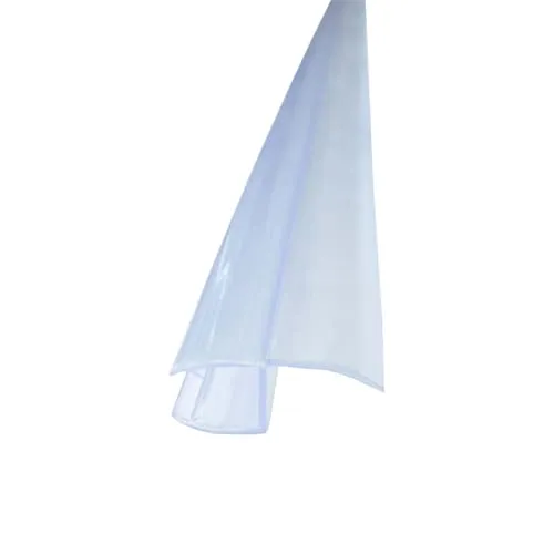 Bagnoxx Duschdichtung Spaltdichtung 2m für 8mm Glasstärke - Wasserabdichtungen: Schimmelbeständige Duschdichtung aus robustem PVC, ideal für ein trockenes und sauberes Bad, einfach kürzbar und leicht zu montieren.