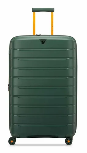 Roncato Trolley B-Flying Move 4W Grande L 78cm - grün camo - Robuster Koffer mit 4 leichtlaufenden Doppelrollen und 18 Liter Volumenerweiterung, perfekt für lange Reisen.