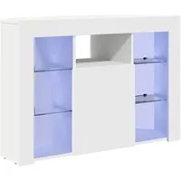 vidaXL Eck-LED-TV-Schrank Wandmontiert Weiß 100x40x68cm von vidaXL