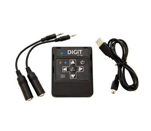 AirTurn Digit BT-500 Bluetooth Fernbedienung - Kabellose Bluetooth® 5.0 Fernbedienung für Lautsprecher, steuern Sie mühelos Audio und Beleuchtung, ideal für Musiker und Performer.