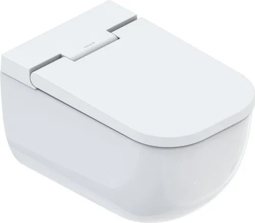 VIGOUR derby Aquawash Wand-Dusch-WC-Komplettset spülrandlos mit Fernbedienung, weiß