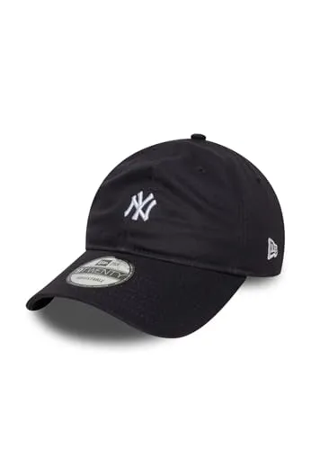 New Era 9Twenty Casual Cap - MINI Logo New York Yankees Navy - Hüte, Kappen & Mützen für Baseball-Fans, verstellbare Strapback-Kappe mit unstrukturiertem Design für optimalen Tragekomfort.