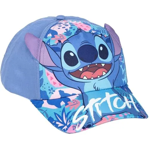 CERDÁ LIFE'S LITTLE MOMENTS Unisex Kids Stitch Kindermütze Cap, Blue, Einheitsgröße