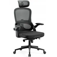 Diablo Ergonomischer Bürostuhl V-Light | Verstellbare Armlehnen und Atmungsaktiver Stoff - Bürostuhl mit ergonomischem Design für optimale Unterstützung der Wirbelsäule, atmungsaktivem Material und 4 Neigungsstufen für maximalen Komfort während langer Arbeitsstunden.