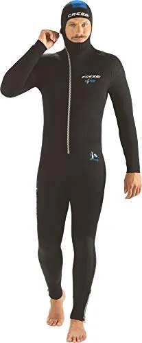 Cressi Diver Man MONOPIECE Wetsuit 7mm Black/Blue XXL/6 von Cressi
