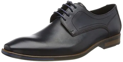 LLOYD Herren Don Derbys, Blau (Blue) - Herren-Schnürhalbschuhe, moderner und eleganter Stil für Business und Freizeit, mit detailreichen Farbelementen in der Gummisohle und Schnürung.