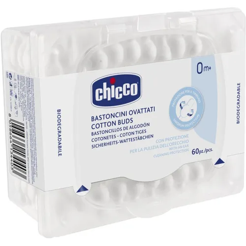 Chicco Cotton Buds Wattestäbchen für Kinder 60 St.