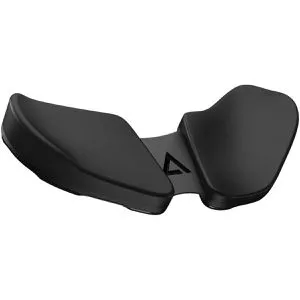 DeltaHub Handgelenkauflage Carpio 2.0, schwarz - Ergonomische Handgelenkauflage aus Silikon mit PTFE-Füßen für optimale Gleitfähigkeit. Ideal für die rechte Hand (Größe L) und zur Vorbeugung von Schmerzen beim Arbeiten.