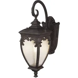 Wandleuchte Fleur Bronzefarben - Elegante Wandlampe bis 60 Watt - Lampen - Stilvolle Wandleuchte mit bronzefarbenem Finish, perfekt für stimmungsvolle Beleuchtung in jedem Raum.